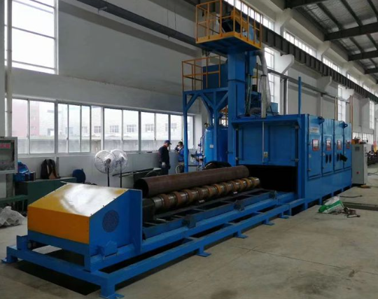 吴忠喷砂机在管道除锈中的现场施工应用