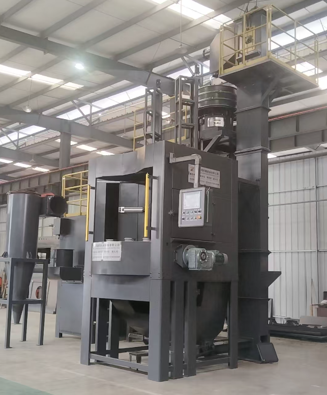 吴忠转盘式喷砂机 提升圆形工件处理效率